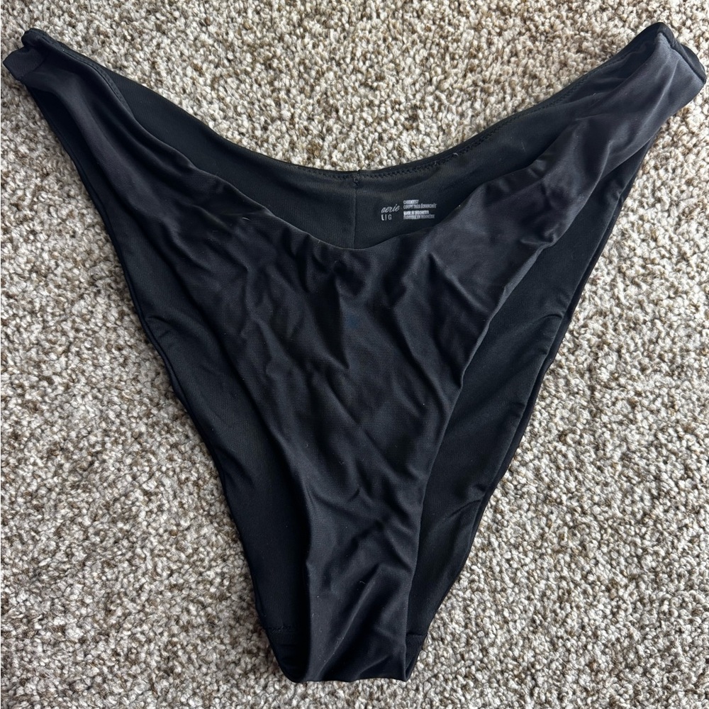 Aerie Charcoal Cheekiest bikini bottom